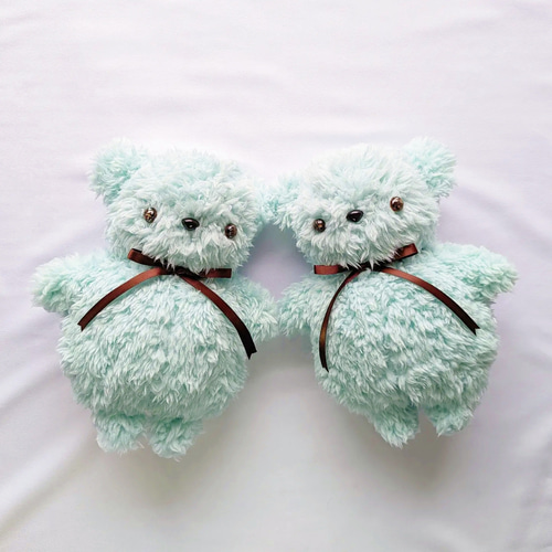 自作ぬいぐるみ・チョコミントの女の子2 自作ぬいぐるみ・チョコミント