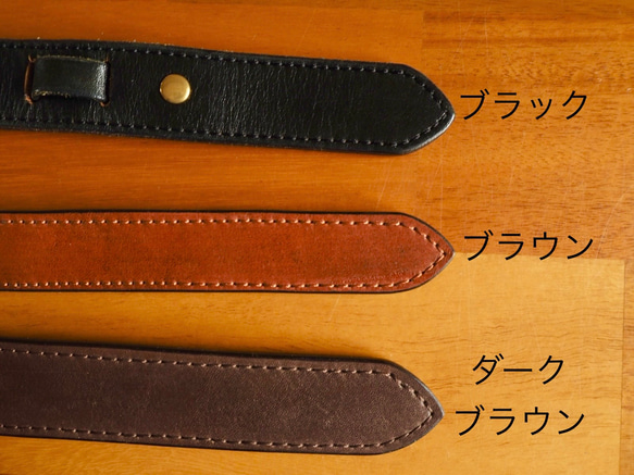 【色指定可】レザーベルト  姫路レザー  本革  真鍮バックル  2.5cm幅  メンズ  レディース 6枚目の画像