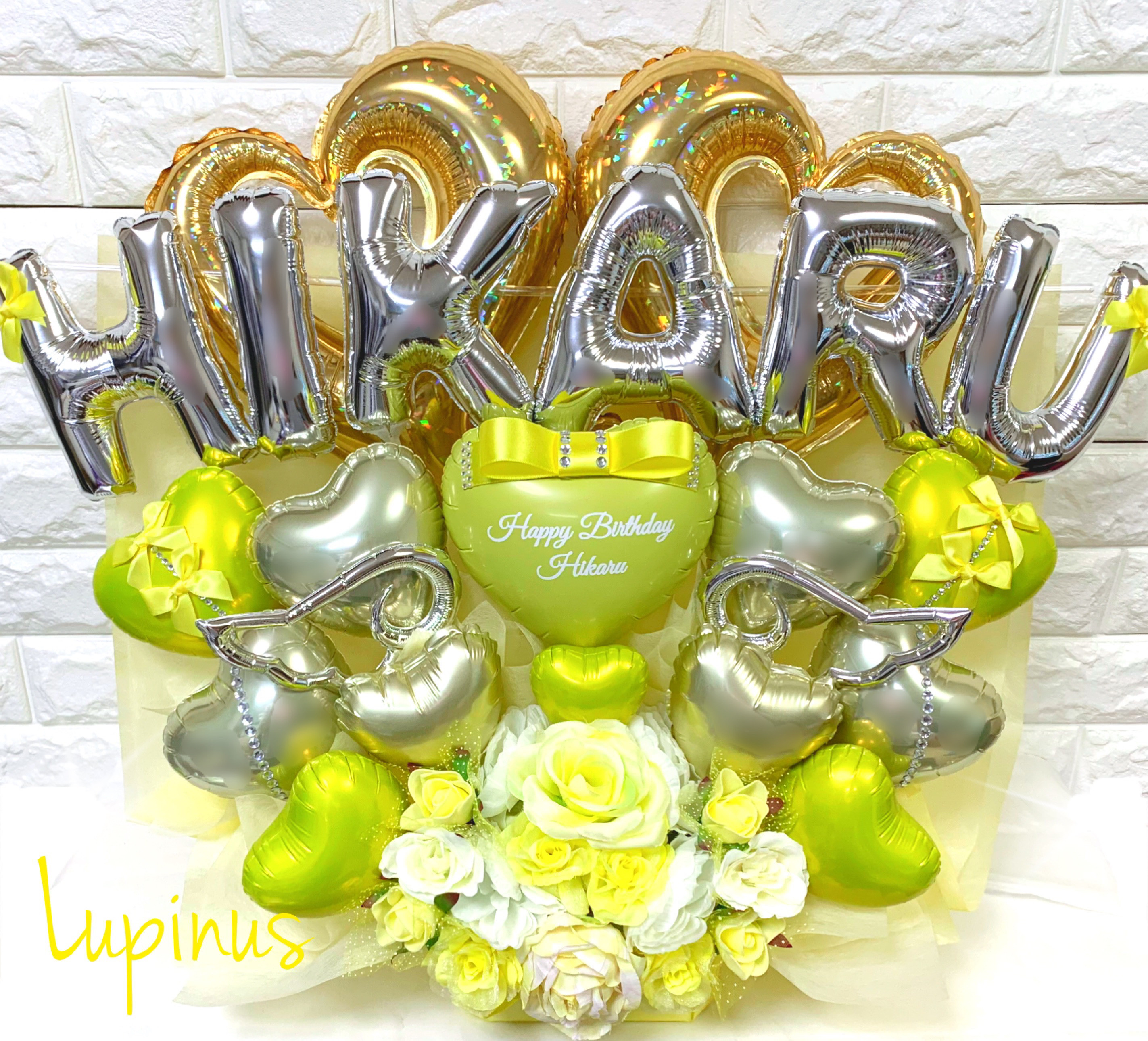 【推し活】バルーンアレンジ 6文字