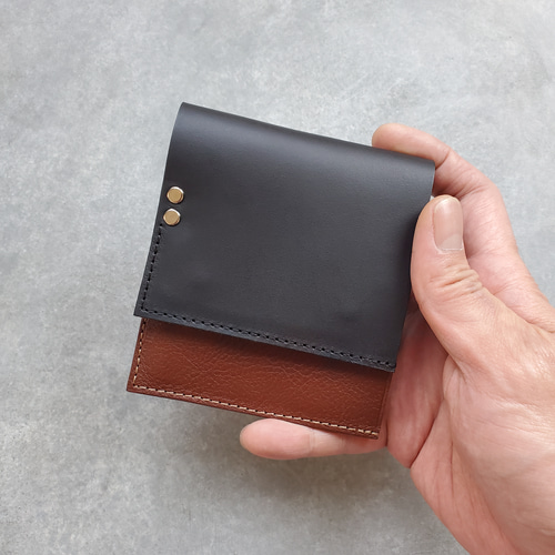 オーダー品　コンパクト財布　ナチュラル 楽天市場】ミニ財布 L字ファスナー コンパクト バッファロー