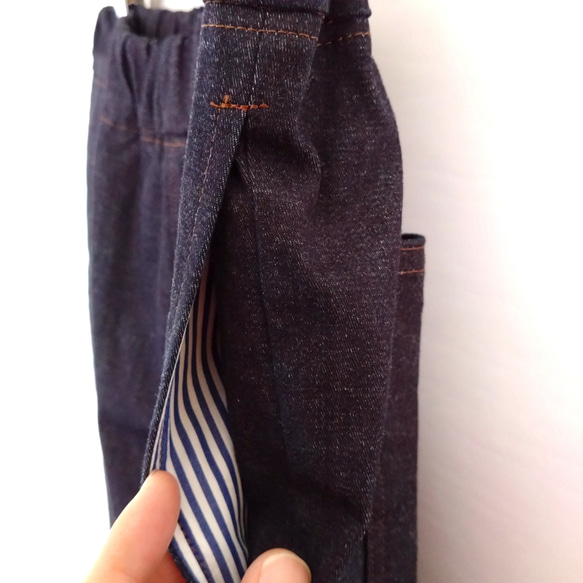 再販！× 16  ストレッチデニムのなんでもないパンツ  軽めの 9oz  indigo 12枚目の画像