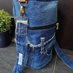 No223【DENIM✖️VANITY BAG❤️】デニムリメイクショルダーバッグ 3枚目の画像