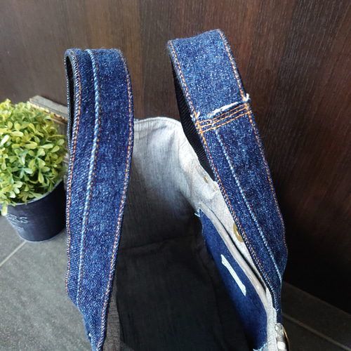 No.228【DENIM✖️SPRING❤️】デニムリメイクトートバッグ