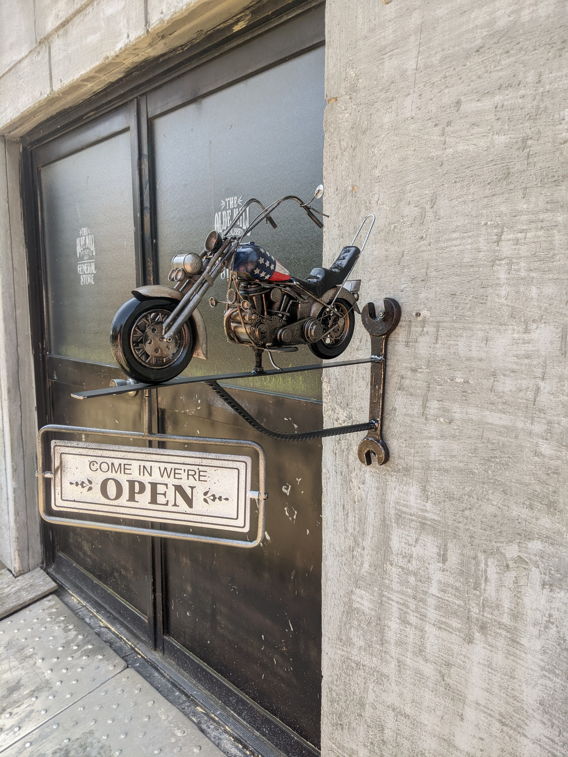 アメリカンバイク バイク屋 壁掛け看板 OPEN&CLOSED サインボード 壁掛け看板 サインボード バイク屋 OPEN&CLOSED アメリカンバイク