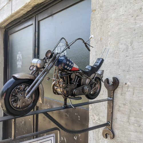 アメリカンバイク バイク屋 壁掛け看板 OPEN&CLOSED サイン