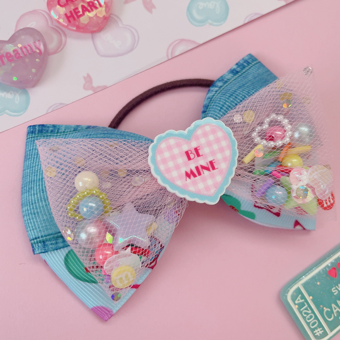 ♡ハンドメイド♡ヘアゴムリボン