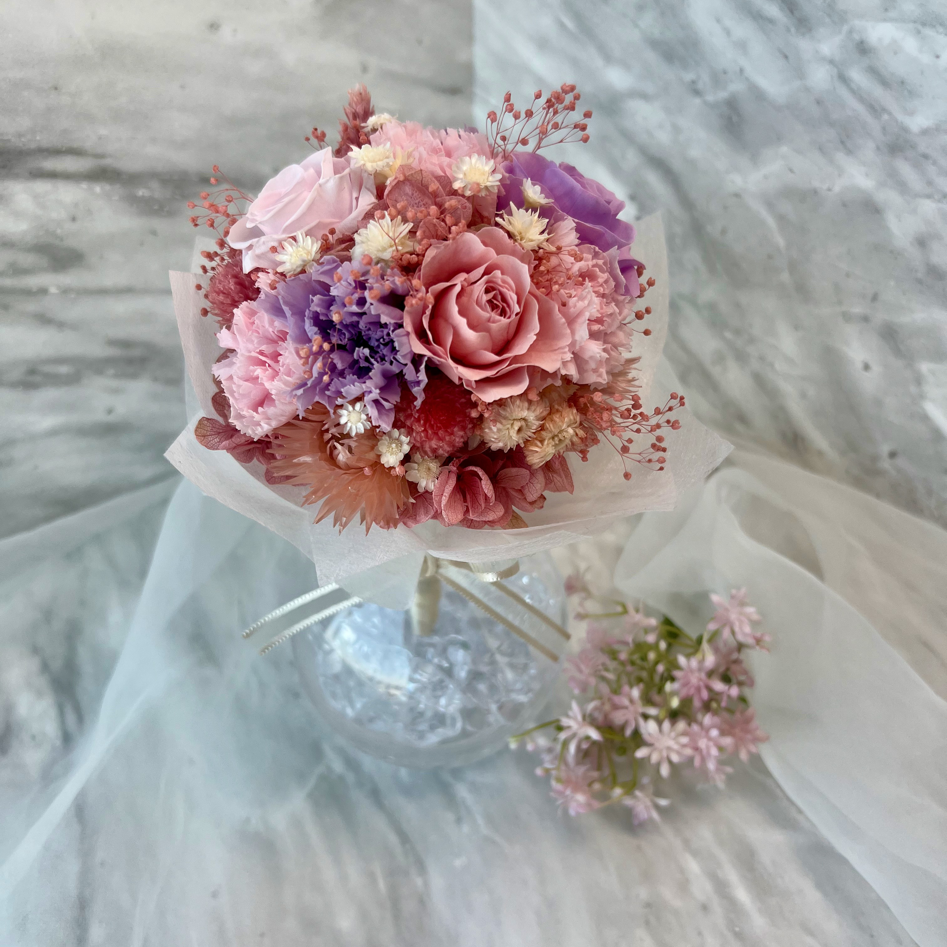 《受注商品》ピンクパープルブーケ♪