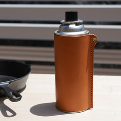 栃木レザーのCB缶カバー 250g用 手縫い【選べる革とステッチ】【名入れ