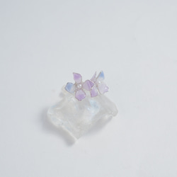小さな紫陽花のイヤーカフ 3枚目の画像