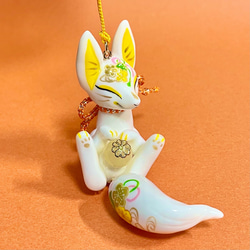 幸福祈願】振狐ストラップ 携帯ストラップ 叶きりく 通販 15890244