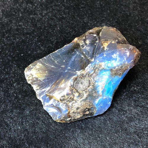 限定!上質35g/178ct3個setミャンマー産ブルーアンバー琥珀原石 易く
