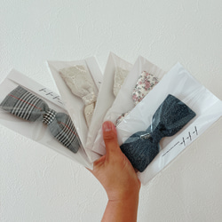 【ロット違いで少しお得】圧倒的No.1人気！ 肩紐クリップ/すっきりリボン｜刺繍生地メイリー(ライトベージュ) 15枚目の画像