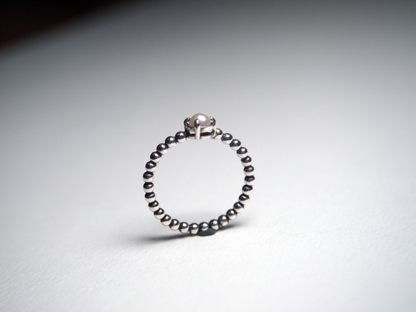 珍珠系列 #a132 珠珠戒指 第5張的照片