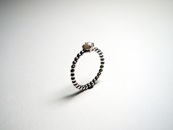 珍珠系列 #a132 珠珠戒指 第6張的照片