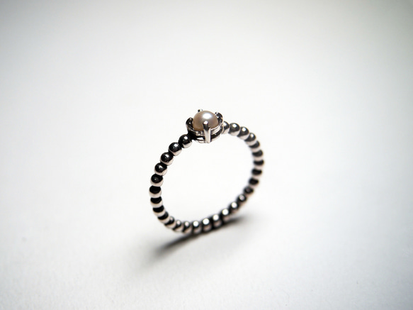 珍珠系列 #a132 珠珠戒指 第1張的照片