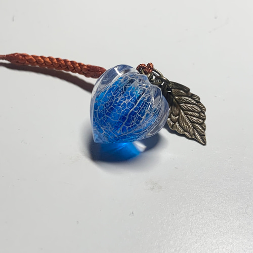 最低価格の 鬼灯レジンの帯飾り（ブルー） 帯留め twinkle_resin 通販 チャーム