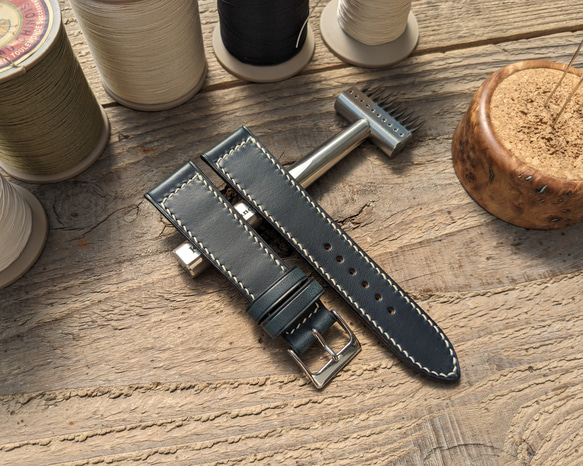 hor-88 ホーウィン コバルトブルー 腕時計ベルト ラグ幅26mm 楽天市場