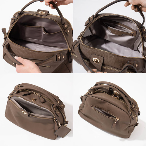 第7世代 本革 2way トートバッグ ショルダーバッグ ゴールド金具