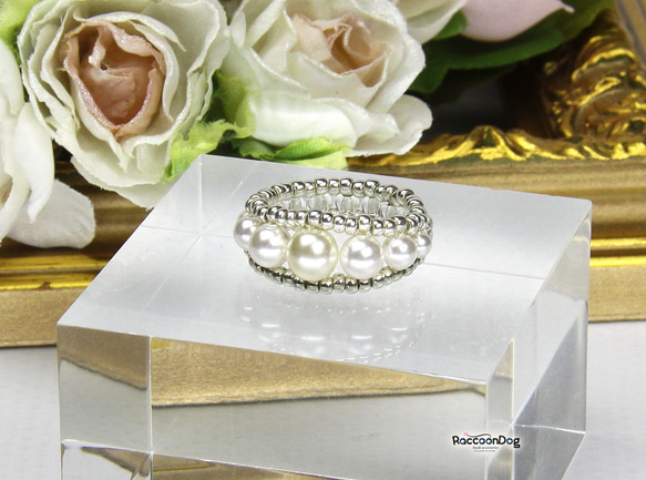 スワロパール・清らかな愛（スワロパール ビーズリング）《ビーズ