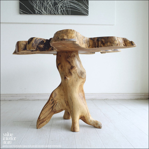 銘木（無垢） 花台 ローテーブル