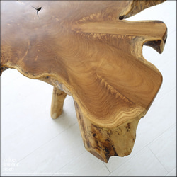 一枚板 無垢材 プリミティブサイドテーブルWS01 カフェテーブル コーヒーテーブル 花台 飾り棚 ナチュラル 三大銘木 2枚目の画像