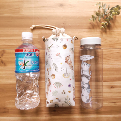 ◇保冷・保温ペットボトルカバー◇さくらんぼ柄◇水筒カバー、ペット
