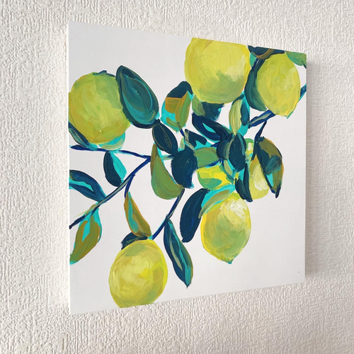 原画】レモンの絵 絵画 Hang 通販 15892385｜Creema(クリーマ)