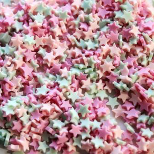 クレイトッピング【星のチョコチップ】2ケース レジン・樹脂 junco