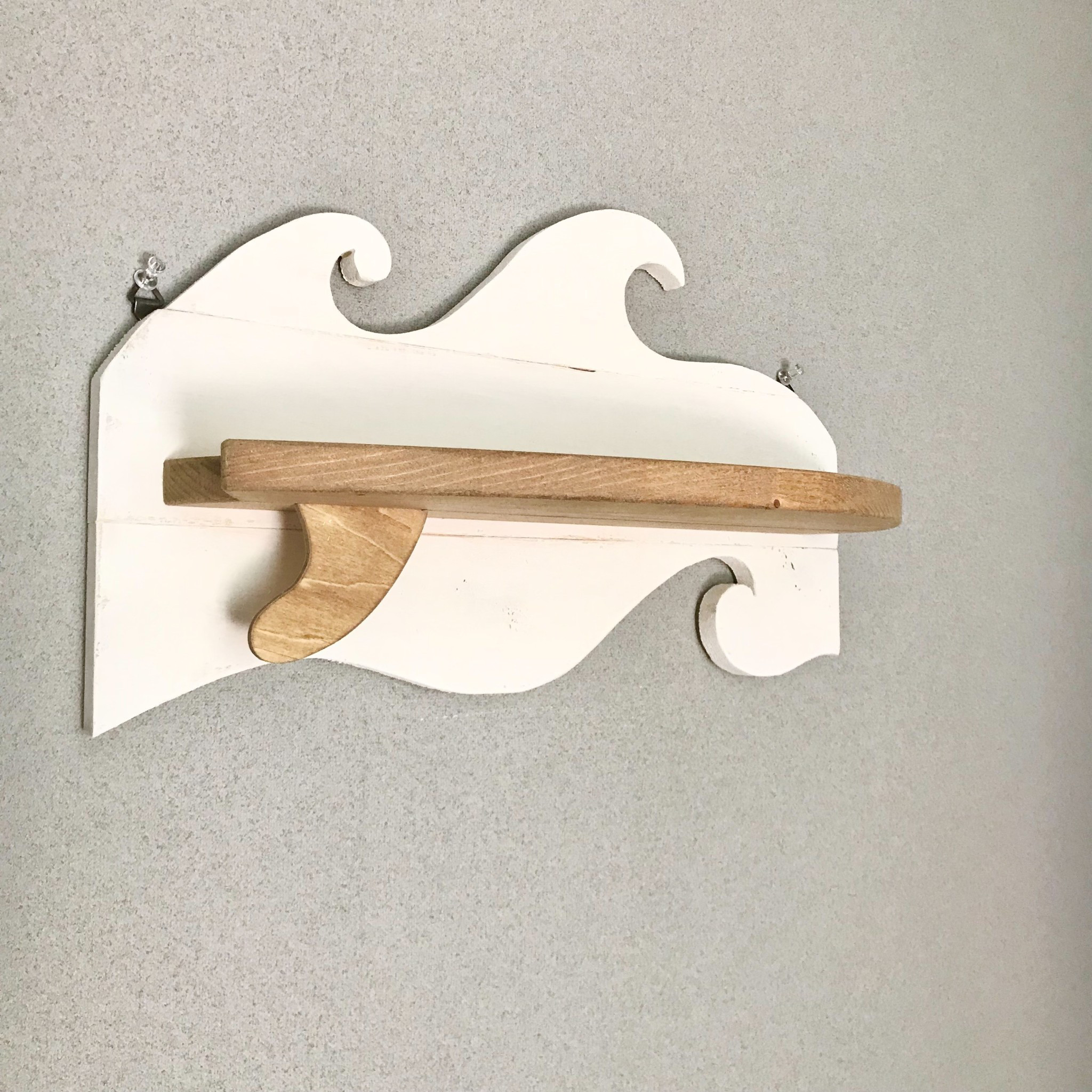 サーフボードシェルフ ウェーブ棚 サーフィンアートボード 壁掛けシェルフ 西海岸インテリア カリフォルニアスタイル