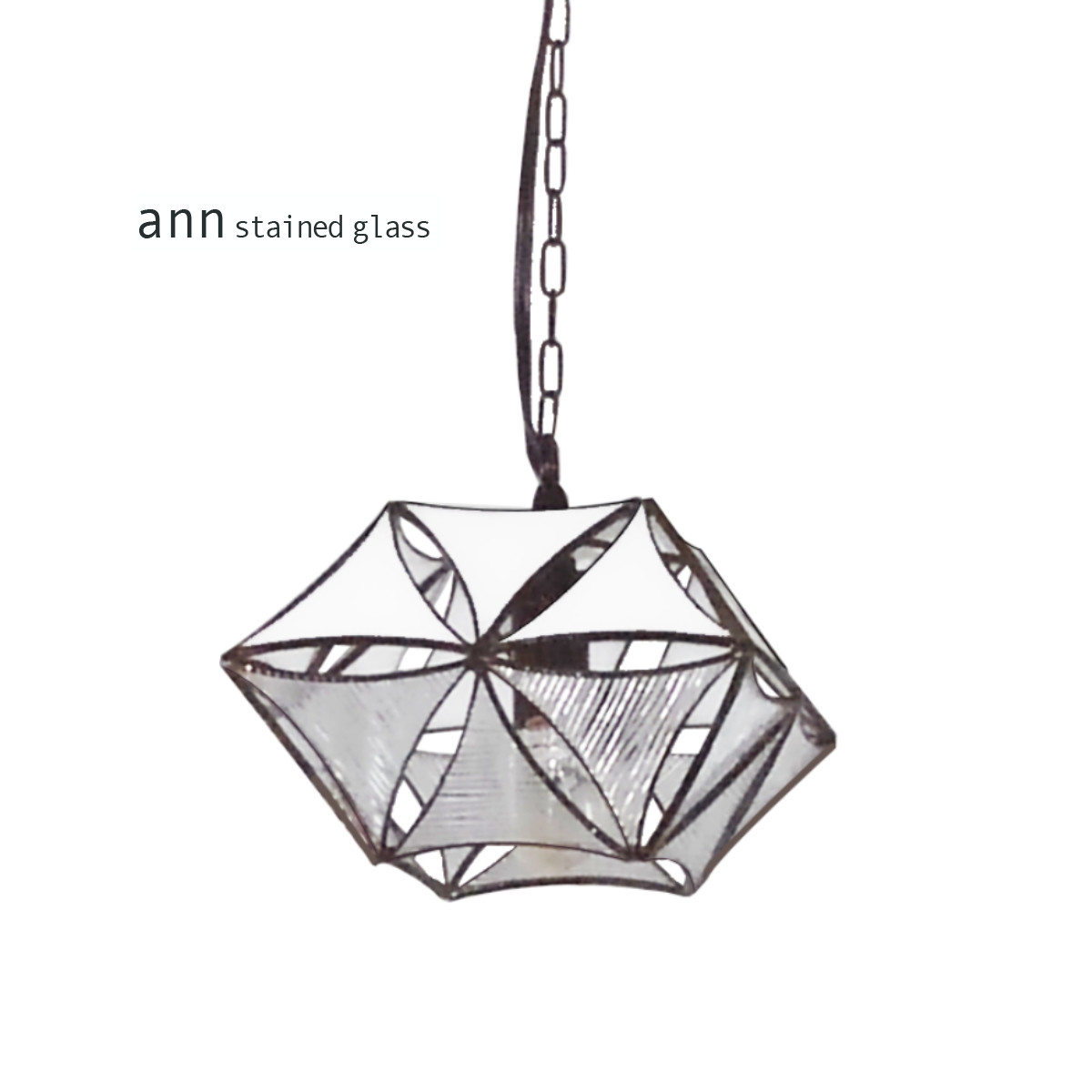 ステンドグラスランプ W230512-C