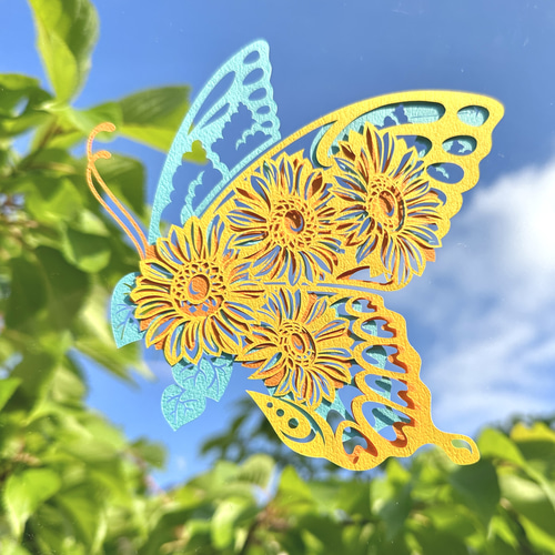切り絵キット2023.03「夏蝶」 キット 祐琴 通販｜Creema(クリーマ 
