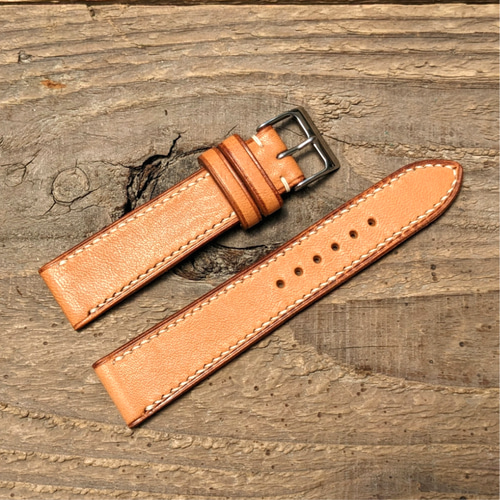 ウィケット＆クレイグ レザー ラセットカラー｜フルステッチ 時計