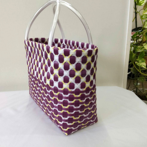 ご注文品　４点★プラカゴ　ppバンド ppバンドのプラカゴ 、ちょっとしたお出かけに！とても軽いのに意外と