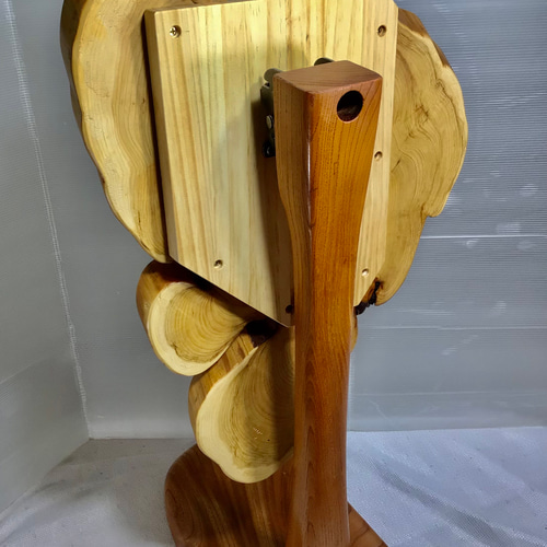 天然木 カイズカイブキ サイドテーブル 一点物 手造り 【公式通販】