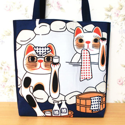 ゆきちゃん様 ご依頼 ハンドメイド 猫ちゃんパネル生地 トートバック