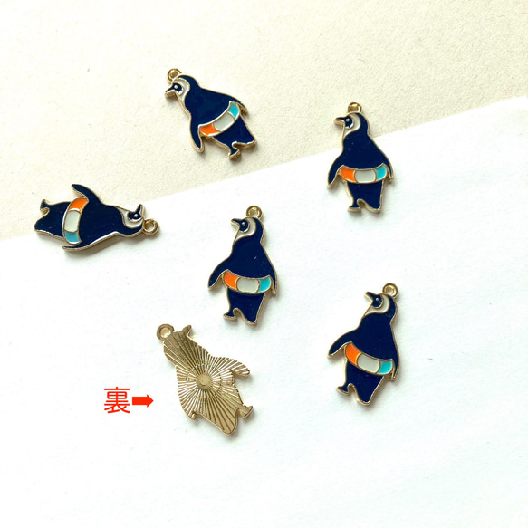 【2個セット/送料84円】泳げるでしょ？っと突っ込みたくなるペンギン　夏 2枚目の画像