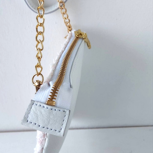 限定送料込み】ミロス社の尾州ツイード と 本革 の スマホポシェット