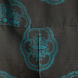 大島紬　華紋のチュニック　着物リメイク 6枚目の画像