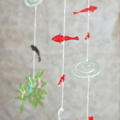 ハンドメイドモビール☺︎ ☁︎金魚の池☁︎ 【SOLD】