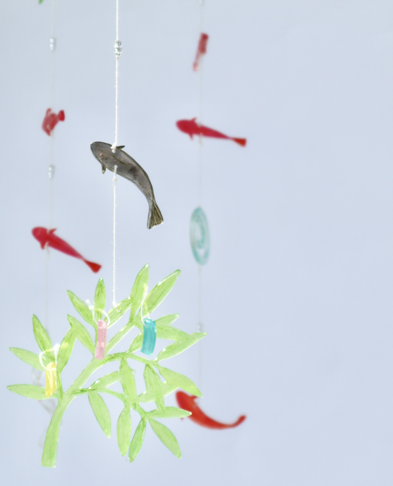 モビール・金魚と笹の葉《特集掲載》