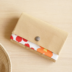 Gift Women - Clutch Wallet/cell phone wallet/floral 1枚目の画像