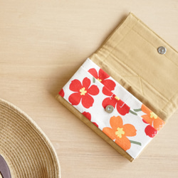 Gift Women - Clutch Wallet/cell phone wallet/floral 2枚目の画像