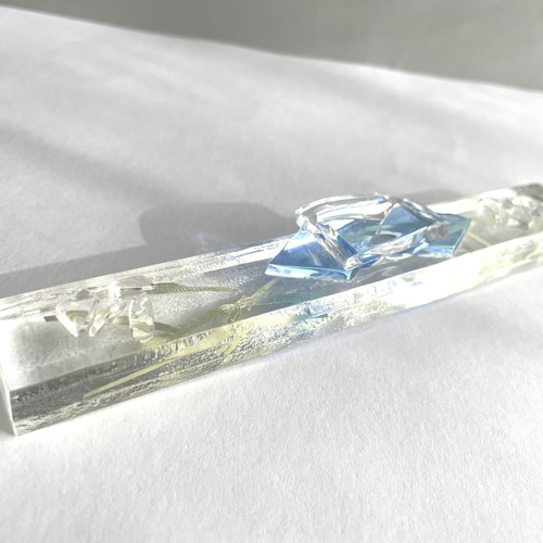 ペーパーウェイト/文鎮 cool ice1 ガラスの文鎮/氷/アイス/ ICE