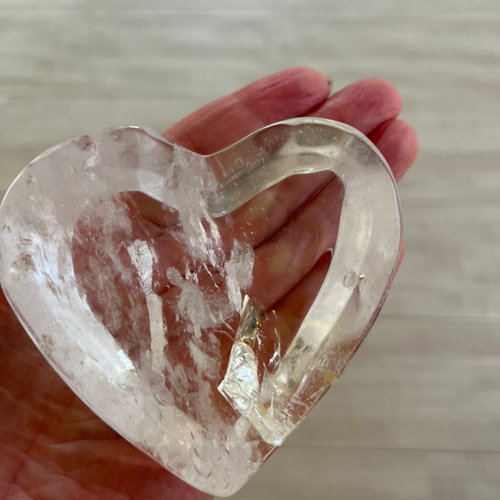 ハート型/天然水晶オブジェ/ その他インテリア雑貨 あおむししゃ 通販 