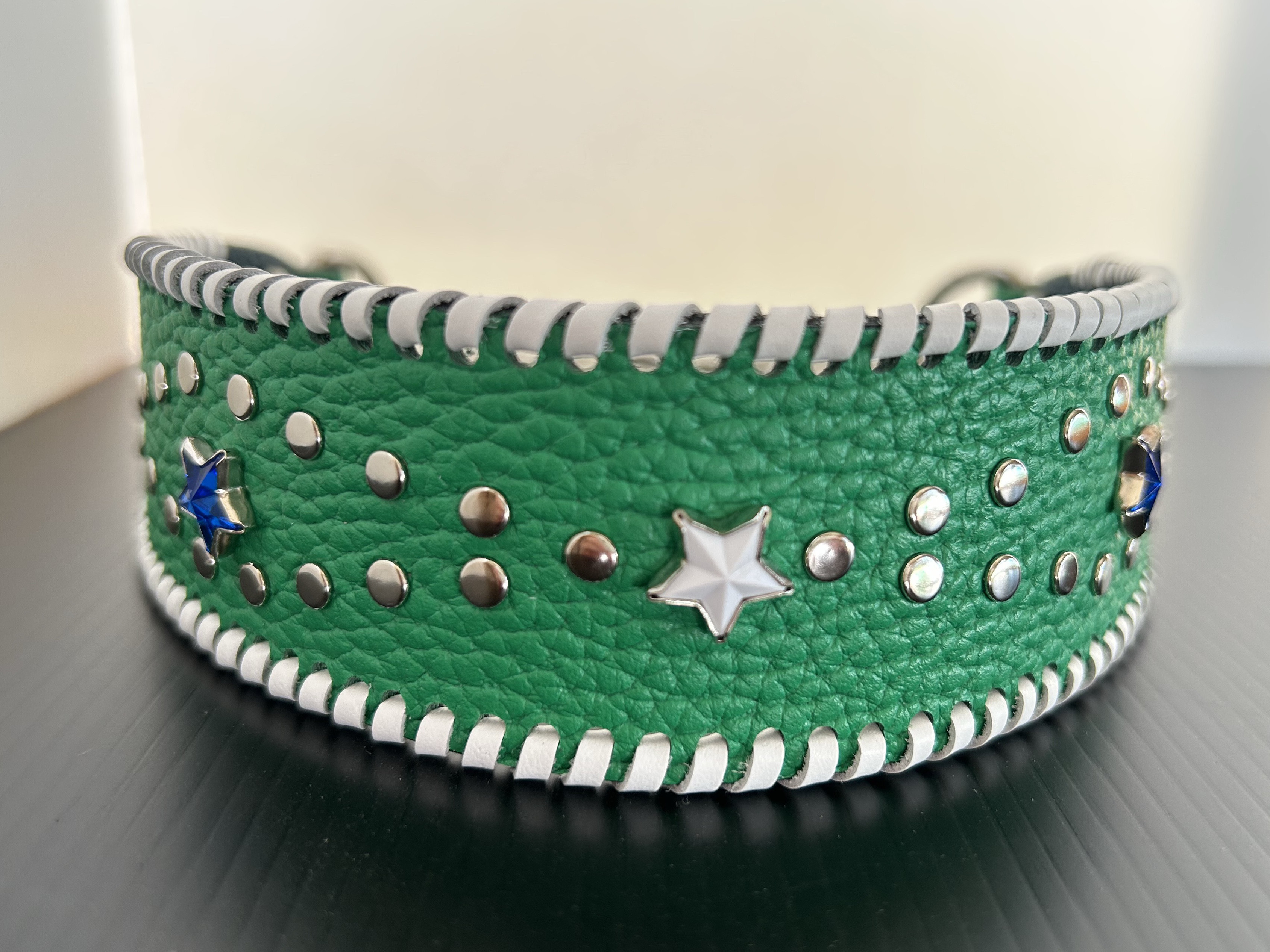 犬の本革ハーフチョークNo.240(大型犬)