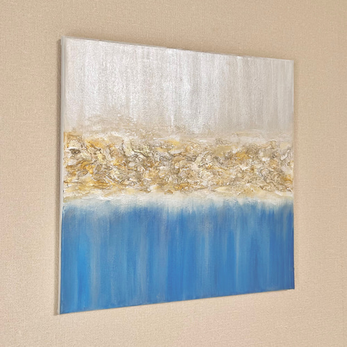 Stream/抽象画 (30square)/北欧/アート/インテリア/モダン/現代 Stream/抽象画 (30square)/北欧/アート/インテリア/モダン/現代