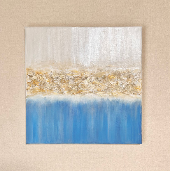 Stream/抽象画 (30square)/北欧/アート/インテリア/モダン/現代 Stream/抽象画 (30square)/北欧/アート/インテリア/モダン/現代