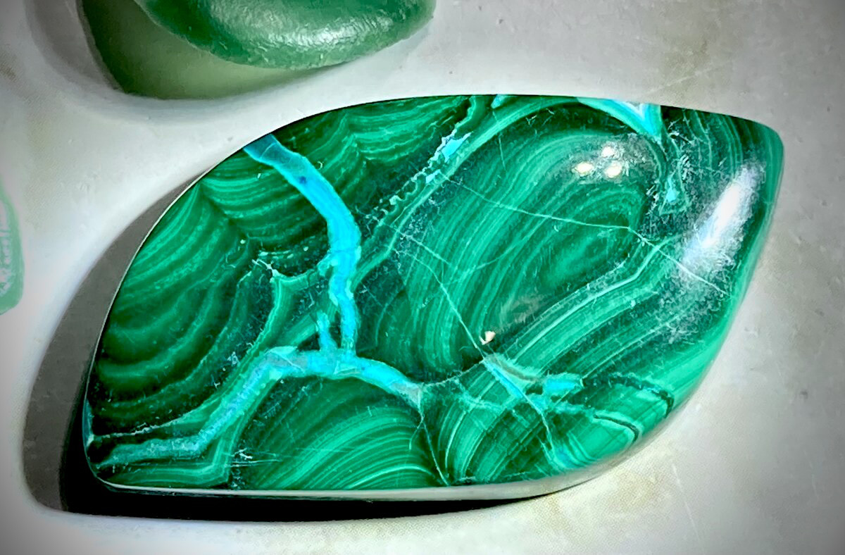 女神の石✨　クリソコラ　マラカイト　ミックス　珪孔雀石　ルース