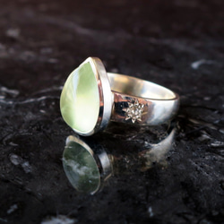 プレナイト（プリナイト）リング 4.80ct prehnite ring 2枚目の画像