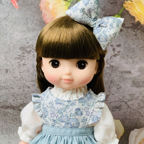 【mirei】お人形モチーフエプロンドレス ワンピース mirei】お人形モチーフエプロンドレス ワンピース mirei様専用】お人形